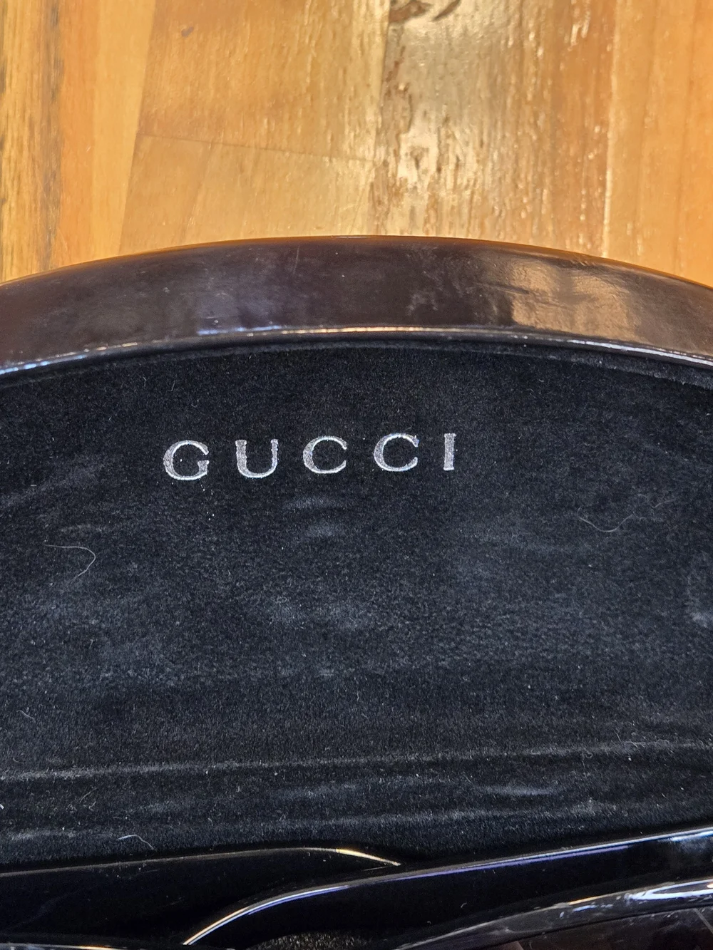 Gucci Y2K Rhinestone Interlocking G Sunglasses W/ Case - Vintage